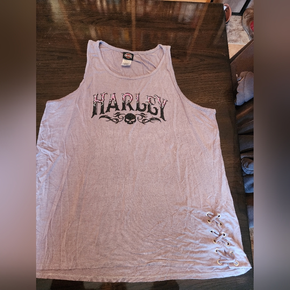 Harley Davidson Idago Falls Idaho Gray Tank Top Xl